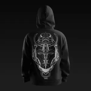 Mech Buddha Black Hoodie